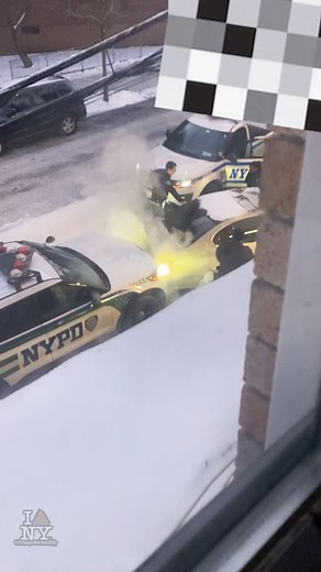 3.9K views · 14 reactions | #NYShitty; Now this is what I call a wake up call! Only in #Brooklyn can you look out your window at 7am and see #NYPD vs a car   : @mr.saks_ Via @ontodaysnewyorkshitty for more! | The Myxs | Facebook