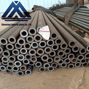 [Hot Item] T40 Threaded Self Drilling Hollow Anchor Rod for Soil Nailing Rock Bolting