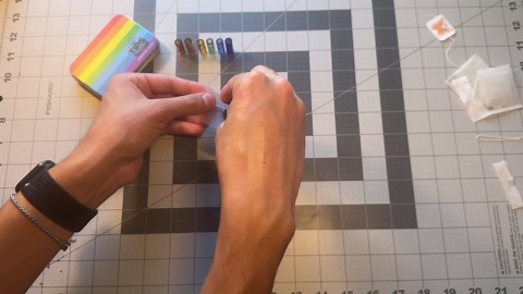 Premium Quality Glass Cigarette Rolling Filter Tips - Rainbow Set - Pack of 7 (8x25mm-Round Mouth)