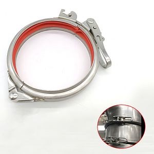 [Hot Item] Adjustable Bolt 250mm Duct Hose Clamp for Dust Extraction System