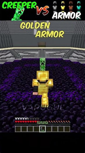 Creeper vs Armor – The Ultimate Minecraft Challenge