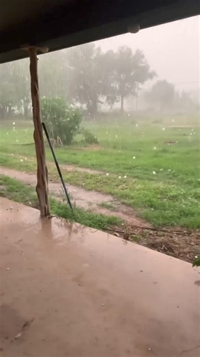 Golf ball size #hail | Tlou