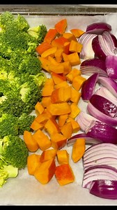 OVNBAGTE KYLLINGE KØDBOLLER & GRØNTSAGER 🥦 Du får lige lidt mere nem aftensmad inspiration fra mig ☺️ Jeg har her brugt broccoli, rødløg og hokkaido græskar - men brug de grøntsager du bedst kan li’ 😀 Er du øvrigt klar på mere nem, hurtigt og sund aftensmad? 🤗 Opskrift på Kyllinge kødboller: ▪️400 g hakket kylling ▪️1 æg ▪️1 dl havregryn ▪️1/2 finthakket løg ▪️Frisk grofthakket bredbladet persille ▪️Salt, peber & grillkrydderi ◾️Farsen røres sammen - derefter formes kødbollerne og lægges på e