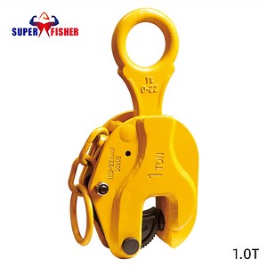 [Hot Item] Reliable Cdh Standard Vertical Steel Plate Clamp with Safety Lock for Lifting 1ton