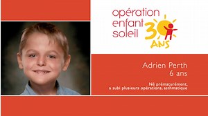 "Avoir un enfant prématuré, c’est vivre des montagnes russes d’émotions. On a l’impression de vieillir de 10 ans en l’espace de quelques mois…" Voici l'histoire de la famille d’Adrien, un vrai combattant! Ce grand prématuré, né à 25 semaines de grossesse, a fait vivre plusieurs frousses à ses parents depuis sa venue au monde. #oes30ans | Enfant Soleil