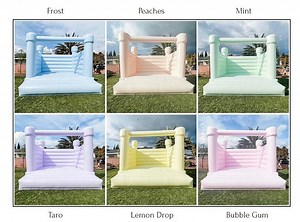 [Hot Item] 4X4m Inflatable Wedding Bouncer White Bounce House Jumping Bouncy Castle