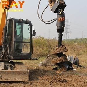 [Hot Item] High Quality Earth Auger Drill with Rock Auger Drill for Skid Steer Loader