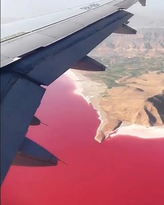 2.8K views · 259 reactions | Maharloo or Pink Lake with an area of 600 sq.km. is a seasonal salt lake in the highlands of the area of shiraz  | Iran Tourism | Facebook