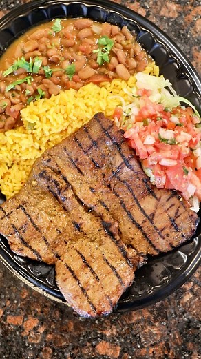 🔥🥩 Craving steak that stands out? Our Carne Asada is grilled to perfection, served with rice, beans, pico de gallo your choice of yucca or fries. Taste the bold Latin flavor that drives Richmond wild! 🇲🇽🌮🔥 👉 www.chickenfiesta.com #CarneAsada #ChickenFiesta #RichmondEats #LatinoFlavor #SteakLovers #RVAfoodie #GrillGoals | Chicken Fiesta