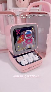 Divoom DITOO Pixel Art Bluetooth Speaker Unboxing 💓 | 𝗠𝗶𝗻𝗮𝗸𝗼’𝘀 𝗟𝗶𝘁𝘁𝗹𝗲 𝗠𝗼𝗺𝗲𝗻𝘁𝘀