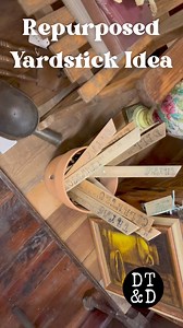 Fun idea for old yardsticks. Got anymore ideas? | Duct Tape And Denim