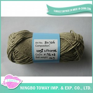 [Hot Item] 100% Viscose Cross Stitch Thread Weaving Wool Knitting Yarn