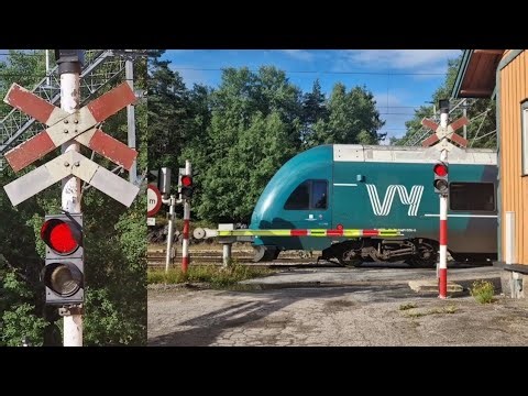 Jernbaneovergang Kornsjø / Railroad Crossing in Norway