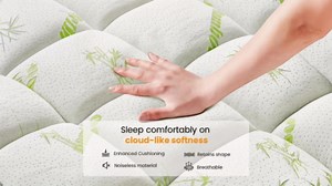 Sweetcrispy Ultra Soft Mattress Topper Queen Size - Viscose Made from Bamboo Pillow Top Mattress Pad for Breathable Cooling & Back Pain Relief, Deep Pocket Comfort Bed Topper, Green