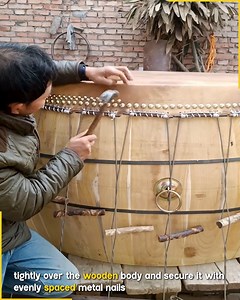14K views · 29 reactions | Handcrafted Drum Assembly Work. #DrumMaking #HandCrafted | Jogi Jokes | Facebook
