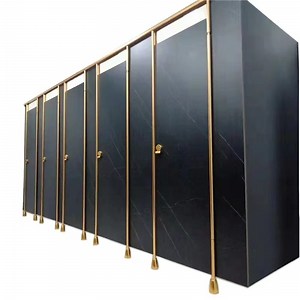 [Hot Item] HPL Waterproof Public Toilet Partition/ Bathroom Partition Wall/ Wc Divider Board Toilet Partit Cubicle