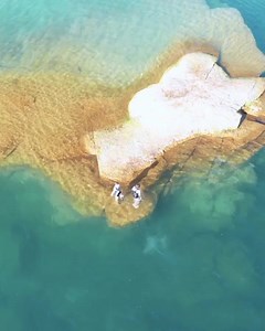 Завораживающие и тревожные кадры Каспийского моря показал блогер...