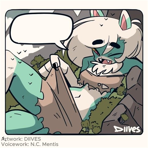 Giantess Catgirl | Diives Comic Dub #shorts #diives #furry #comicdub #meme