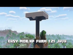 How to build an easy mob XP farm in Minecraft 1.21 Java