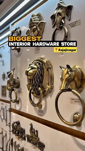 Walked into the Biggest Interior Hardware store in Bengaluru😱 📍Arihant Hardware, 9th Main Road, Near Aiyappa Temple Arch, Prakash Nagar, Rajajinagar, Bengaluru ☎️: 9743979797 One stop solution for all our interior needs from stylish wardrobe essentials to sanitary hardware and kitchen hardware to plywood and laminates! #interiorhardware #interiorproducts #sanitaryhardware #wardrobeessentials #bathroomaccessories (Interior Hardware Store, Modular Kitchen Hardware, Wardrobe Accessories, Door Dec