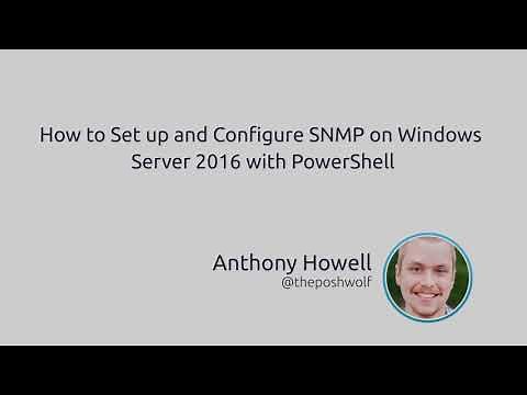 How To Set Up And Configure SNMP On Windows Server 2016 With PowerShell