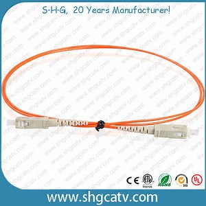 [Hot Item] Sc/Upc Single Mode Multimode Simplex Optical Fber Patch Cord Cable