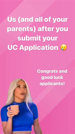 Congratulations on submitting your UC Application! 🥲🙌 💙 💛 | University of California