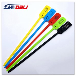 [Hot Item] Tamper Evident Number Container Padlock Bullet Bolt Security Plastic Seal 400mm One Time Plastic Seal for Clothes Shoes