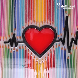 Beautiful DIY Pencil Clock | DeMilked