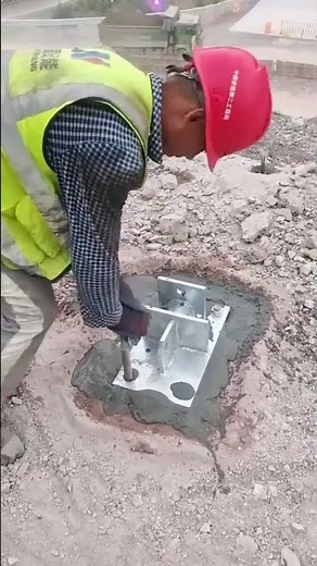 Ground-anchor fixing process with the bolts and cement mortar