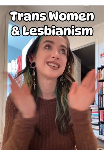 This is not a safe space for transphobic people. Lesbianism has always included trans women. #trans #lesbian #wlw #sapphic #queer