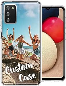 Amazon.com: MUNDAZE Personalized Custom Picture Photo Phone Case for Samsung Galaxy A02S - Design Your Own Perfect Custom Case