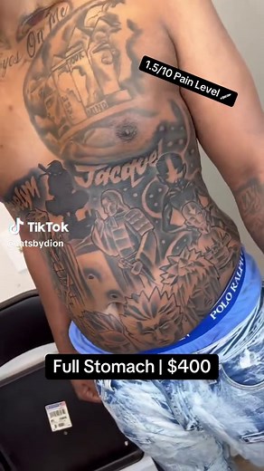 Creative Full Stomach Tattoo Ideas and Inspirations