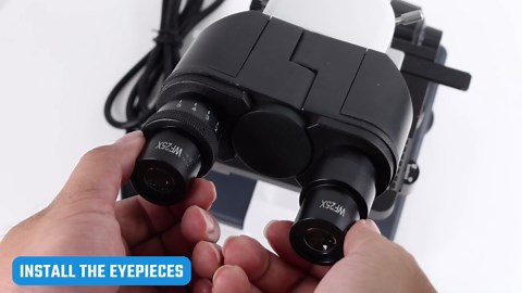 40X-2500X Magnification Adults Kids Students Binocular Compound Microscope with 3D Double Layer Mechanical Stage,Widefield, WF10x and WF20x Eyepieces,LED Illumination