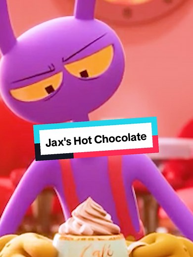 Making Jax's HOT CHOCOLATE from The Amazing Digital Circus! ✨Recipe: Ingredients: Hot Chocolate: • 3 cups purple milk • 3 cinnamon sticks • 2 bars semi-sweet chocolate, chopped • 1–2 tbsp sweetened condensed milk • 1 tsp salt Chocolate Whipped Cream: • 1½ cups heavy cream • 1 tsp vanilla extract • 1 tbsp sweetened condensed milk • 2 tsp cocoa powder • 1 tsp salt Directions: 1. In a small saucepan over medium heat, warm the purple milk with the cinnamon sticks until hot but not boiling. 2. Add th