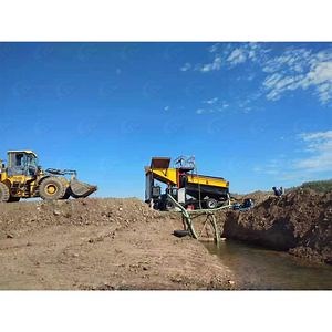 [Hot Item] Gold Ore Processing Plant Gold Washing Machine Trommel Screen for Ghana Placer Gold Mining Plant