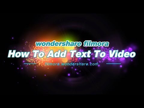 How to add text and titles to video (advanced tutorial) with Filmora