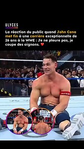 274K views · 3.7K reactions | ❤️ John Cena a disputé son tout dernier combat de WWE le 13 décembre lors du Main Event, où il a subi une défaite brutale face à Gunther par abandon. Considéré comme l’un des plus grands catcheurs de tous les temps avec 17 titres mondiaux, John Cena tire sa révérence sur une note jugée douce amère par une partie du public. Crédit : WWE | Ulyces | Facebook