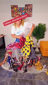 The joy was seriously disturbing me😂😂 The unisex checkers shirts are on a whole new level!!!! Next week is going to be loud!!! Booking has commenced | Victoria Victor