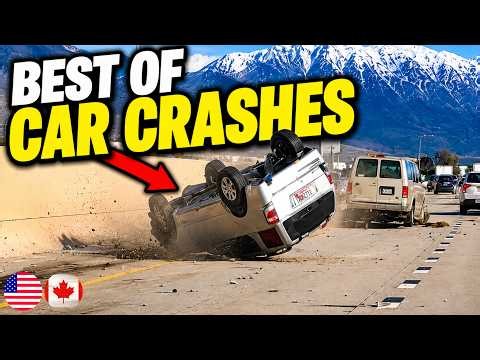 BEST OF CAR CRASHES COMPILATION | USA & CANADA - 66