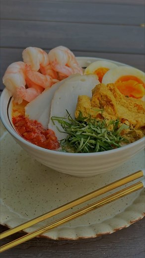 4 tips to perfect your laksa, 1. Make your prawn broth from scratch by searing and simmering prawn heads (recipe in Note below). 2. Use rehydrated dried shrimp for umami. And don’t throw away that soaking liquid - use it instead of water in the recipe. 3. Use fresh herbs and spices for your rempah (spice-paste) and take your time when frying it. 4. And finally, use thick, fresh coconut milk for maximum flavor. And do remember to let the laksa settle for a few hours before serving. Find full reci