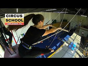 Orlando Circus Flying Trapeze Aerial Silks School