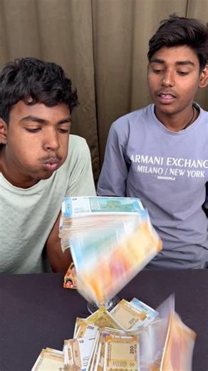 Amezing money blow challenge brother vs brother #shorts
