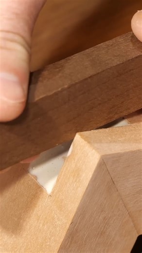 The woodworking magic behind this splined miter joint!✨ | This Is Brainy