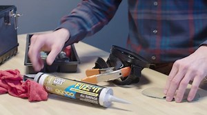 Don't let rain dampen your productivity. Watch Liquid Nails Fuze*It All Surface take on wet surfaces. liquidnails.com/fuzeit | LIQUID NAILS® ADHESIVES