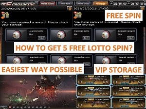 HOW TO GET 5 FREE LOTTO SPINS IN CROSSFIRE PHILIPPINES 2021
