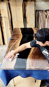 13K views · 157 reactions | Beautiful Black Desk  #epoxy #conference #diy #table Link In Bio For A Table Quote  | Backyard Resin | Facebook