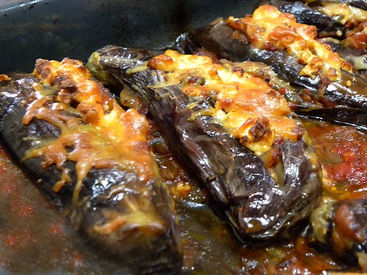 Imam Bayildi (A Stewed Eggplant dish of Politiki Kouzina) - Kopiaste..to Greek Hospitality