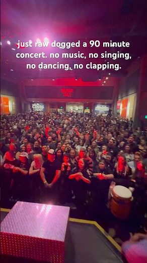 raw dogging on stage in front of 1000 people