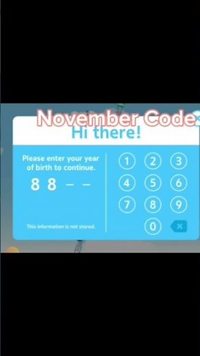 November Code | Toca Boca Code Free Code New Code